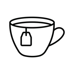 Tea icon. tea cup  sign. vector illustration