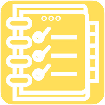 agend file note notebook schedule icon