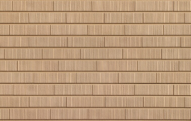 Beige colored striped brick style architectural siding. Flat texture material. Useful for architectural CG rendering and perspective drawings.