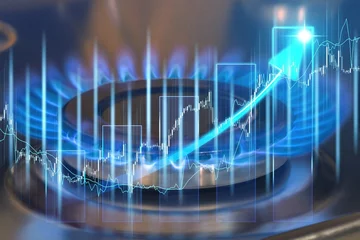 Foto op Plexiglas European energy crisis after Russia's invasion of Ukraine. World's largest exporters of natural gas © BillionPhotos.com