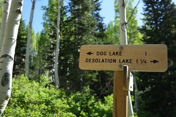Hiking Sign