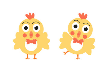 cute chick animal cartoon graphic