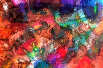 Abstract beautiful colorful texture rainbow