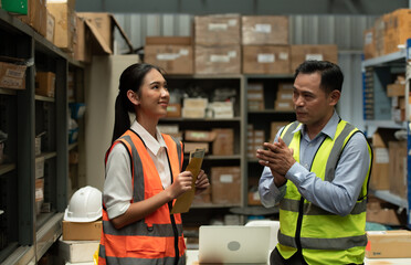 The warehouse manager gave the female assistant a premium. who assisted in the work and planning of the preparation of products to be sold to the retailers until it was very successful