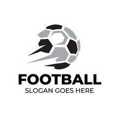 Soccer Ball Icon. Soccer club Symbol. Football badge logo, soccer ball team game club elements, Vector Logo Illustration Fit to championship or team