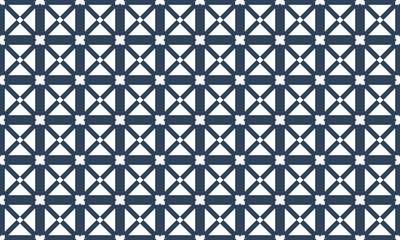 Square Geometric Abstract Pattern Design With White Background