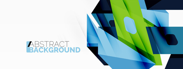 Abstract line and triangle background. Creative geometric abstract backdrop. Business template for wallpaper, banner, background or landing