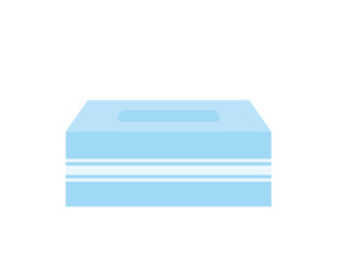 ティッシュペーパー　箱ティッシュ　ベクターイラスト