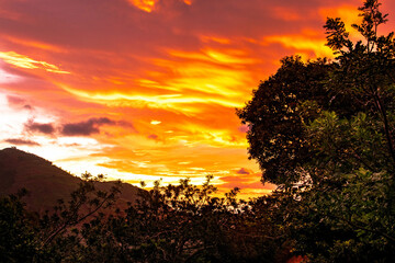 Colores del atardecer