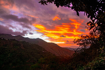 atardecer mágico