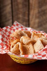 Southern Restaurant Pork Rind Appetizer