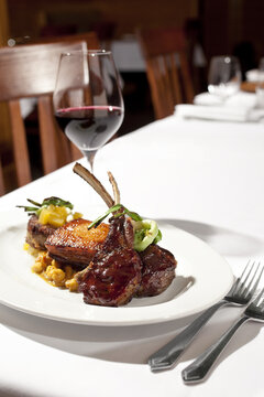 Traditional Fine Dining Restaurant Dishes