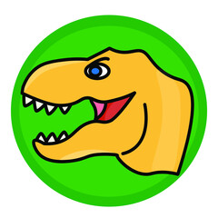dinosaur style vector illustration for t-shirt design dinosaur pattern flat design element