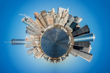 Downtown Manhattan Tiny Planet