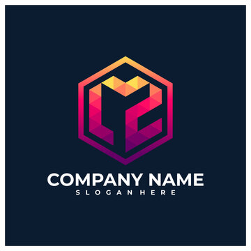 M2 Logo Design Template. Initial MZ logo concept vector. Creative Icon Symbol