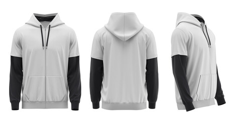 Double Layer Hoodies long sleeve