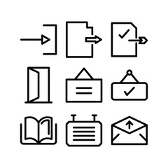 open icon or logo isolated sign symbol vector illustration - high quality black style vector icons
