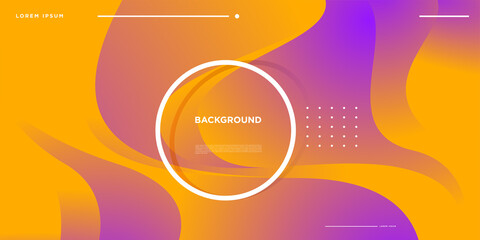 Vector Colorful gradient abstract minimalist background for banner and landing page