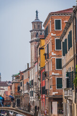 Fototapeta na wymiar View of Venice City Centre, Veneto, Italy, Europe, World Heritage Site