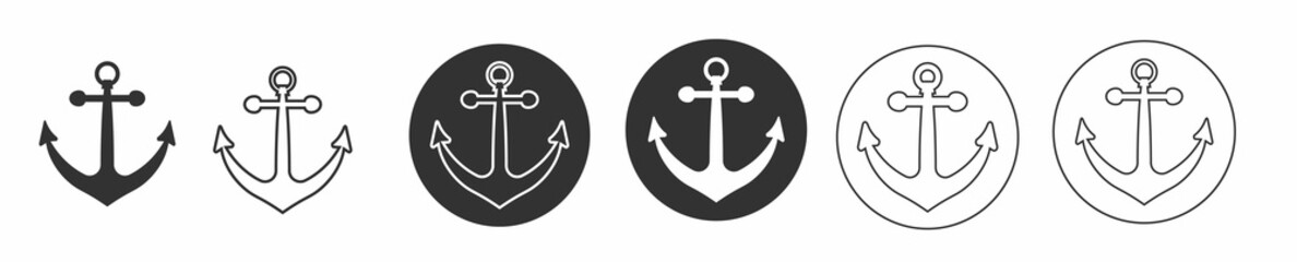 錨・いかり・碇・Anchor・マーク・海・港のシンボル	