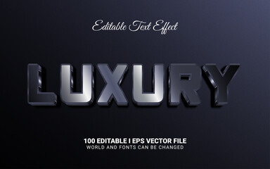 luxury 3d style text effect