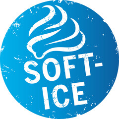 Sticker Soft ice zerkratzt