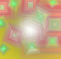 caramel fantasy colorful background with squares