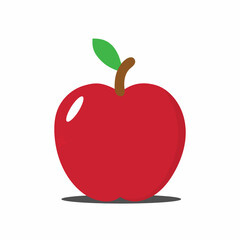 apple fruit icon vector illustration