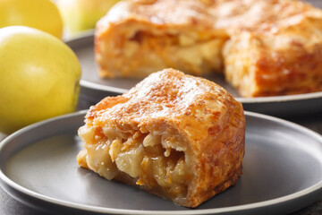 apple cheddar pie combines a buttery cheddar cheese pie crust and a sweet gooey cinnamon apple...