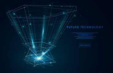 Abstract technology background