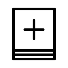 Obraz premium add to list icon or logo isolated sign symbol vector illustration - high quality black style vector icons 