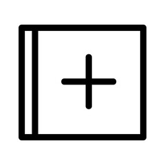 Obraz premium add to list icon or logo isolated sign symbol vector illustration - high quality black style vector icons 