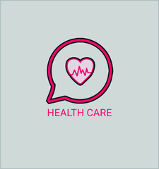 Medical and treatment logo template Vector

