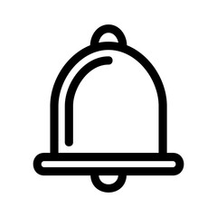 notification bell  icon or logo isolated sign symbol vector illustration - high quality black style vector icons
