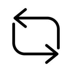 repeat icon or logo isolated sign symbol vector illustration - high quality black style vector icons
