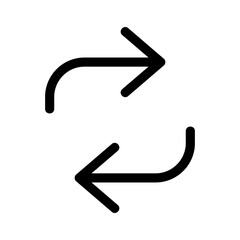 repeat icon or logo isolated sign symbol vector illustration - high quality black style vector icons
