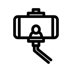 selfie icon or logo isolated sign symbol vector illustration - high quality black style vector icons
