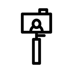 selfie icon or logo isolated sign symbol vector illustration - high quality black style vector icons
