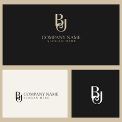 JB letter logo vector design, Alphabet letters Initials Monogram logo JB, BJ, J and B