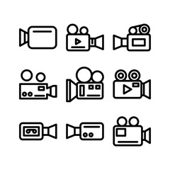 camera icon or logo isolated sign symbol vector illustration - high quality black style vector icons
