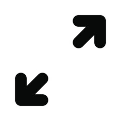 Full screen icon. expand view, vector illustration