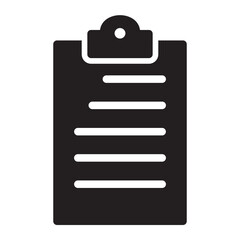 Clipboard glyph icon