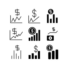 earnings icon or logo isolated sign symbol vector illustration - high quality black style vector icons
