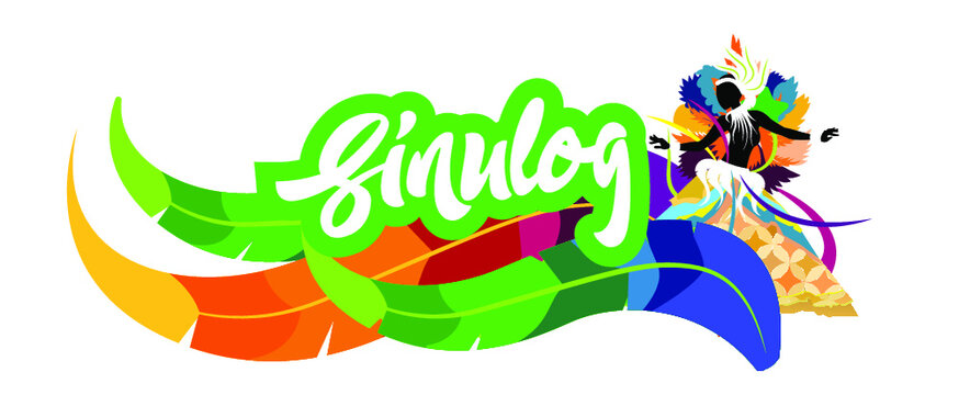 Colorful Cebu Sinulog Festival SIgn