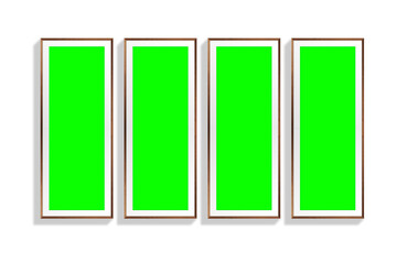 Moldura em branco para aplica&ccedil;&atilde;o de imagem decorativa 