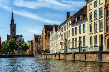 Bruges, Belgium historic canals