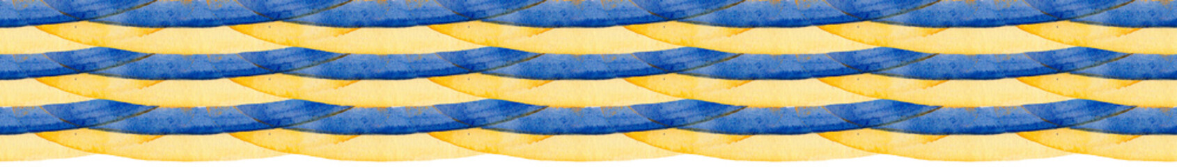 Ukraine blue and yellow bicolor flag illustration suitable for banner or background. Ukrainian national flag image