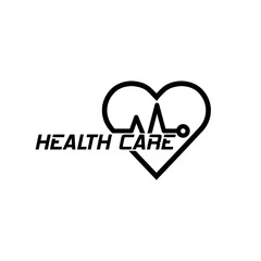 Health care icon isolated on white background