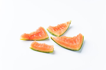 スイカを食べた後の皮