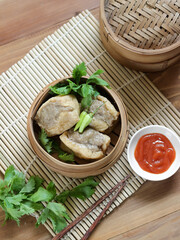 Tahu Bakso is a traditional snack made from tofu, glutinous rice powder and beef